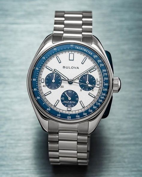 Teddy Baldassarre on Instagram: "The new Bulova Lunar Pilot 43mm collection serves up a smaller sizing format that will work for a lot more wrists combined with a new no-date format and the addition of a blue panda dial variant. For anyone looking for an intriguing chronograph with impressive high frequency quartz tech and legitimate lunar connections, the Lunar Pilot 43mm is an excellent place to look. • • • #bulova #bulovalunarpilot #bulovawatches #bulovawatch #moonwatch #lunarpilot #apollo15 Bulova Lunar Pilot, Teddy Baldassarre, Moon Watch, Bulova Watches, Pilot Watch, High Frequency, Watch Collection, Cool Watches, Chronograph