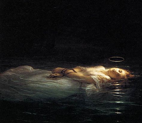 Paul Delaroche - The Young Martyr, 1855 (detail) Paul Delaroche, Special Friends, Art Japonais, Inspiring Art, Picture Hanging, Ethereal Art, Memento Mori, Religious Art, Simply Beautiful