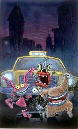 Aaahh! Real Monsters' Concept Art. Real Monsters Cartoon, Otto Tattoo, Ahh Real Monsters, Fairly Oddparents, Cartoon Drawings Of People, The Fairly Oddparents, Rocket Power, Cartoon Drawing Tutorial, Cartoon Crazy