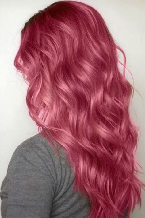 Colorful pink hairstyles (2) Pink Hairstyles, Pretty Hair Color, Hair Color For Women, Hair Color Pink, Short Hair Color, Penteado Cabelo Curto, Dye My Hair, Hair Dye Colors, Hair Inspiration Color