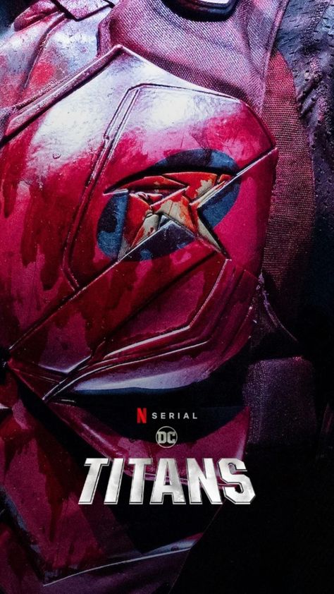 Titans Official poster Netflix Titans Season 1 Poster, Titans Poster, Titan Wallpaper, Drama Poster, Dc Titans, Titan Logo, Titans Tv Series, Rachel Roth, Brenton Thwaites