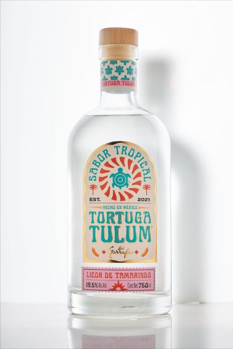 Spirit Packaging Design, Groovy Packaging Design, 70s Packaging Design, Tequila Bottle Design, Liquor Packaging Design, Liquor Label Design, Groovy Packaging, Tequila Branding, Tequila Packaging