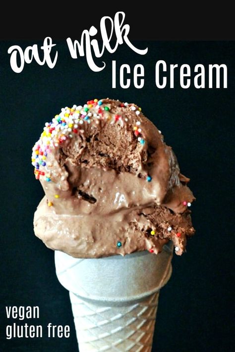 Oat Milk Ice Cream Recipe, Oat Ice Cream, Oat Milk Ice Cream, Recipe For Ice Cream, Milk Ice Cream Recipe, Cambodia Food, Dairy Recipes, Vegan Ice Cream Recipe, Cook Healthy