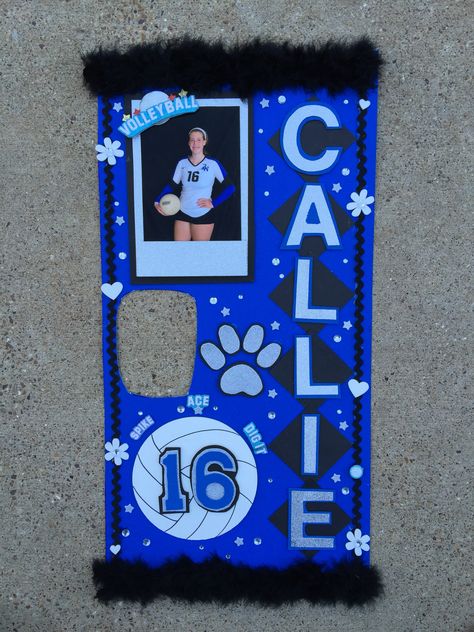 Volleyball Locker Decoration Volleyball Locker Signs Decoration, Senior Locker Decorations Ideas Soccer, Sports Locker Decorations Volleyball, Homecoming Locker Decorations Volleyball, Locker Decorations Ideas For Sports, Sport Locker Decorations Ideas, Volleyball Locker Tags, Tennis Locker Decorations, Senior Locker Decorations