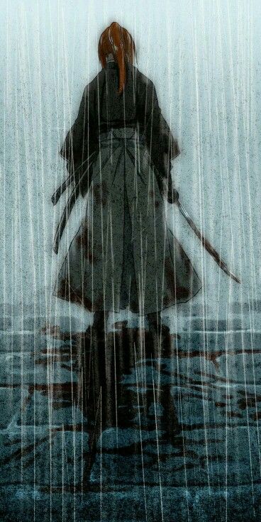 Cry the rain Kenshin Le Vagabond, Kenshin Anime, Rurôni Kenshin, Ronin Samurai, Arte Ninja, Arte Robot, Rurouni Kenshin, Samurai Art, In The Rain