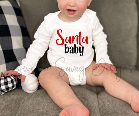 Santa Baby Onesie® Christmas Onsies® Holiday Baby Bodysuit | Etsy Christmas Onsies, Holiday Onesies, Holiday Baby, Santa Baby, Gender Neutral Baby, Christmas Baby, Baby Clothing, Baby Announcement, Baby Shower Gift