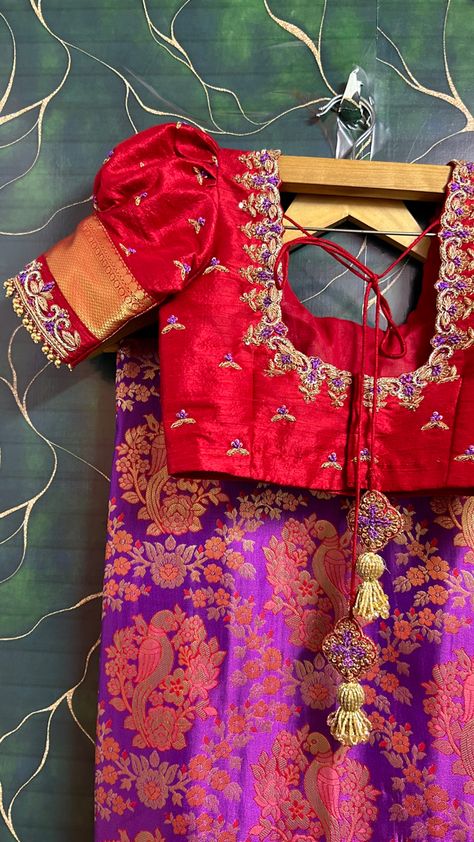 Patti Blouse Designs Latest, Patti Blouse Designs, Half Hands Blouse Designs, Maggam Work Blouse Designs Bridal, Hands Blouse Designs, Blouse Designs Fancy, Blouse Designs Bridal, Ghagra Design, Basic Blouse Designs