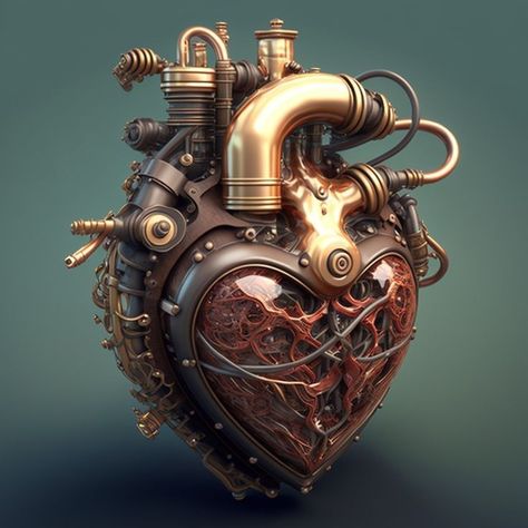 Steampunk Mandala, Mechanical Objects, Steampunk Wallpaper, Steampunk Machines, Mechanical Heart, Animation Blender, Steampunk Illustration, Steampunk Furniture, Steampunk Artwork