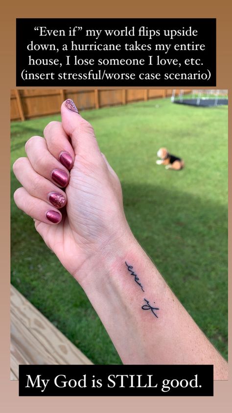 Bible Strength Tattoo, Tiny Faith Tattoos For Women, Small Faith Over Fear Tattoo, Just Be Held Tattoo, Great Is Your Faithfulness Tattoo, Christian Word Tattoo Ideas, Do Not Fear Tattoo, Transformed Tattoo, Multiple Small Tattoos On Arm