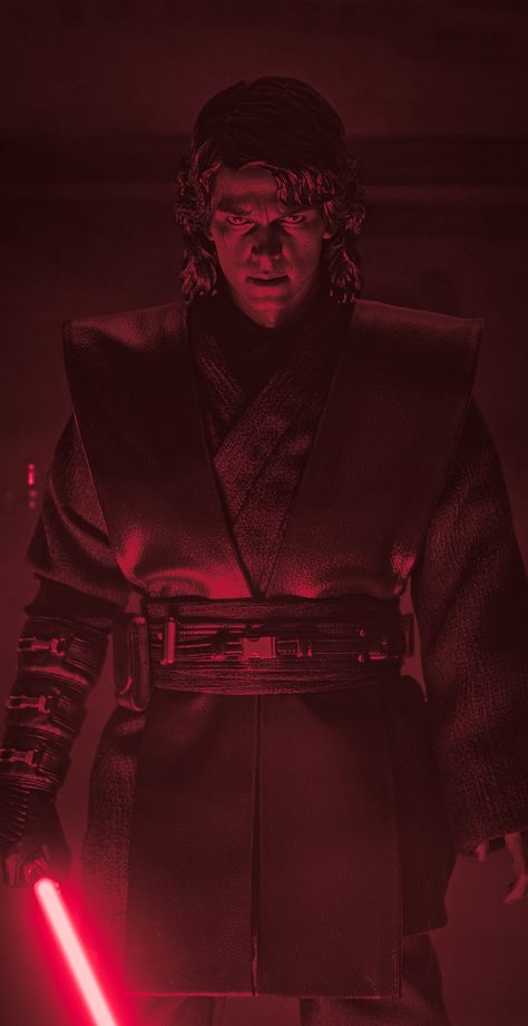 Anakin Darth Vader, Red Lightsaber, Genos Wallpaper, Anakin Vader, Marvel Wallpapers, Star Wars Character, Star Wars Background, The Fallen Angel, Family Tattoo