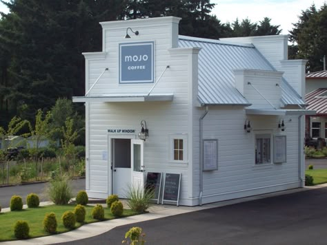 liked this cute little drive-through coffee shop with a walk up ... Coffee Drive Thru, Mojo Coffee, Coffee Chart, Drive Thru Coffee, Coffee Kiosk, Coffee Food Truck, Mobile Coffee Shop, Coffee Trailer, Cute Coffee Shop