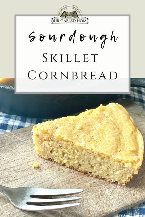 We love making this cornbread in a cast-iron skillet and with sourdough. It’s perfect for summer BBQs or as a side for a big pot of chili. Are you looking for some good recipes for your Fourth of July party or summer BBQs? This flavorful and subtly moist sourdough skillet cornbread is the perfect side dish! This post contains affiliate links, which means I make a small commission at no extra cost to you.Why you’ll love this sourdough skillet cornbreadI am sure you can find a ton of g… Sourdough Skillet, Sourdough Cornbread, Sourdough Bread Pudding, Best Cornbread Recipe, Make Your Own Buttermilk, Sourdough Muffins, Skillet Cornbread, Starter Recipe, Cornbread Muffins