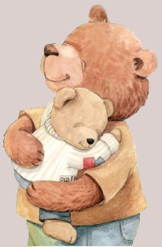 Teddy bear Father & son, cute for Father's Day Teddy Bear Pictures, Bear Illustration, Bear Pictures, A Teddy Bear, Tatty Teddy, Cute Clipart, Bear Art, Cute Teddy Bears, Baby Art