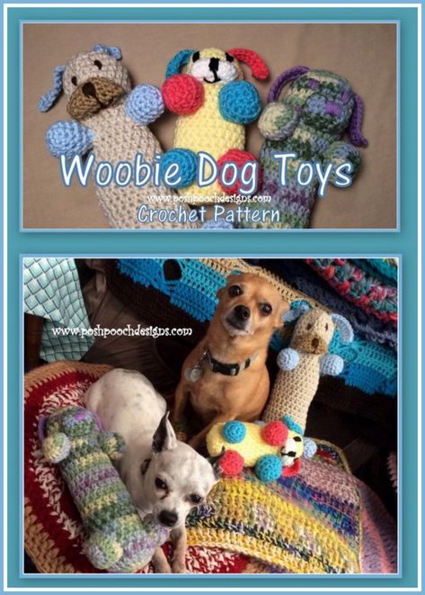 Dog Toys Crochet Patterns Free, Crochet Puppy Toys Free Pattern, Crochet Toy For Dog, Crochet Pet Toys Free Pattern, Crochet Dog Toys, Crochet Dog Accessories, Dog Toy Crochet, Puppy Games, Crochet Dog Sweater Free Pattern