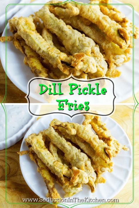 Pickle Fries, Deep Fried Pickles, Fried Pickles Recipe, Dill Pickle Recipe, Pickles Recipe, Pickle Recipes, Best New Recipes, Fried Pickles, Fries Recipe