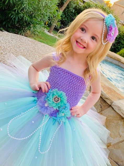 Mermaid Birthday Dress, Easter Tutu Dress, Mermaid Tutu Dress, Flower Girls Wedding, Crochet Tutu Dress, Princess Tutu Dresses, Unicorn Halloween Costume, Mermaid Tutu, Unicorn Birthday Outfit