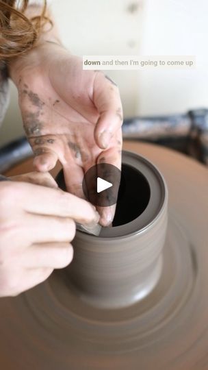 26K views · 2K reactions | There are a bunch of ways to create lidded jars on and off the wheel, and so many uses for them! Honey jar, spices, coffee grounds, tea bags, sugar...how do you use a jar in your home?

This is how I like to create my gallery on a wheel thrown jar base. Until I got the perfect @diamondcoretools trimming tool, that just so happened to have this squared off end, I used a generic wood tool with the rounded back and it did the job wonderfully!

This fun guy is thrown using @kentuckymudworks Brown Bear Clay (my fav fav), on my gorgeous @hartleyandnoble batt system which sits beautifully over my @speedball_ceramics wheel 😍 and of course, the gallery is created with the versatile T102 trimming tool from @diamondcoretools

Let me know if you have any questions on this!! Brown Bear Clay, Bear Clay, Ceramics Wheel, Clay Bear, Clay Craft, Wood Tools, Honey Jar, My Gallery, Tea Bags