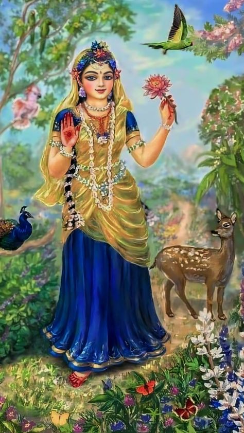 Radha Rani Wallpaper, Radha Rani Pic, Radha Rani Paintings, Vrinda Devi, Images Of Radha Rani, Radha Rani Paintings Hd, Goddess Radha Rani, Beauty Of Radha Rani, Radha Beauty