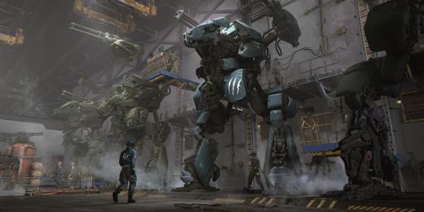 Mech Hangar, Mole, Sci Fi, Star Wars, Character Design, Art Design, Quick Saves, Design, Art