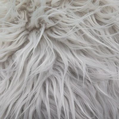 (BEST) Faux Fake Fur Solid Mongolian Long Pile Fabric [Free Shipping] | iFabric Bleach White, Mongolian Fur, Fur Texture, Comfy Pillows, Animal Fur, Fur Clothing, Gray Aesthetic, Fur Fabric, Pink Faux Fur