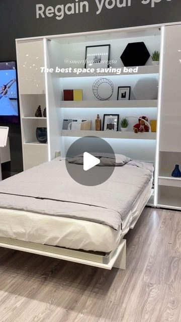 Smart Furniture & Decor on Instagram: "Transforming any room into a comfortable bedroom has never been easier. Thanks to BED CONCEPT’s pneumatic mechanism and solid design, you can redefine what true comfort means in just a few seconds. Not only will you sleep soundly, but your daily life will also be smoother with BED CONCEPT. #bedroom #bedroomgoals #bed #murphybed #spacesaving #spacesavingfurniture #spacesavingideas #smallspacesolution #smallspacesolution" Cozy Fall Bedroom, Fall Bedroom, Small Space Solutions, Comfortable Bedroom, Bedroom Goals, Smart Furniture, Space Saving Furniture, Murphy Bed, Cozy Fall