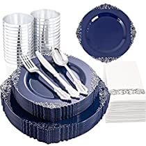 Check this out! Black Plastic Plates, Gold Plastic Plates, Plastic Dinnerware Sets, Diamond Party, Plastic Silverware, Plastic Dinnerware, Denim And Diamonds, Plastic Cutlery, Disposable Plates