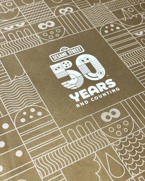 Sesame Street 50th Anniversary Logo Masthead Design Logo, Anniversary Branding Design, Brand Anniversary Design, Logo Design Anniversary, Anniversary Logo Design Inspiration, Brand Anniversary Logo, 50th Anniversary Logo Design, Celebration Graphic Design, 50 Anniversary Logo