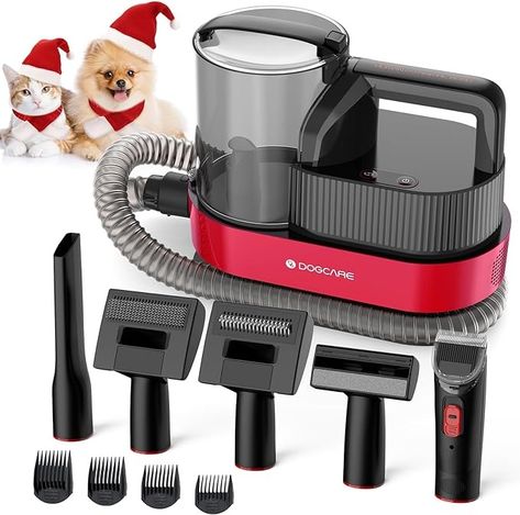 Amazon.com: JetBlaze by Dogcare Dog Grooming Vacuum Clippers: Pet Grooming Kit Vacuum, Dog Hair Vacuum for Grooming, Vacuum Dog Grooming Kit, Dog Grooming Vacuum System Dog Hair Vacuum, Dog Grooming Clippers, Pet Grooming Supplies, Automatic Cat Feeder, Cat Feeder, Grooming Kit, Grooming Tools, Love Pet, Pet Supplies Dog