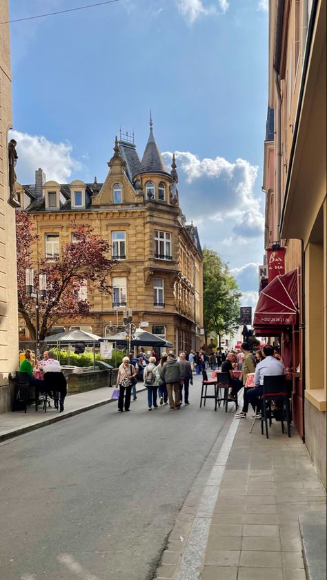 Fall Luxembourg City aesthetic old town Luxembourg City Aesthetic, Luxembourg Aesthetic, European City Aesthetic, India Travel Places, Aesthetic Old, Luxembourg City, Europe Countries, Landlocked Country, Countries To Visit