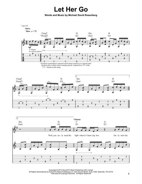 Passenger Music, Let Her Go Lyrics, Fingerstyle Ukulele, Passenger Let Her Go, Music Letters, Colbie Caillat, Ukulele Lesson, Music Chords, Lyrics And Chords