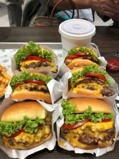 Shack Shack Burger, Shake Shack Aesthetic, Aesthetic Burger, Shake Shak, Meat Poster, Burger Shack, World Food Safety Day, Food Safety Day, Shake Shack Burger