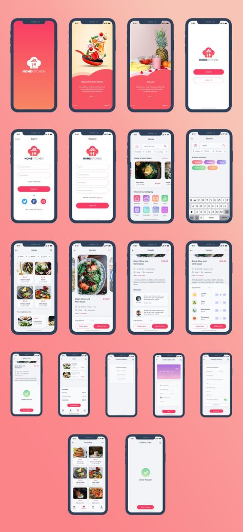 Food App Ui, Creative App Design, Application Ui Design, Social App Design, Desain Ux, Health App Design, Ui Design Mobile, Ui Ux 디자인, Ux App Design