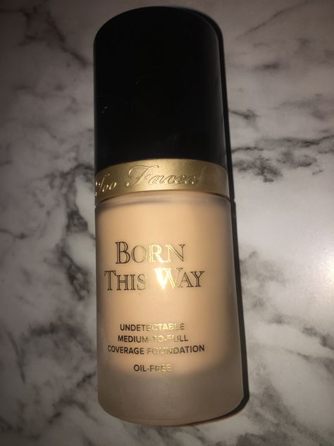 Two Faced Born This Way Foundation 😍❤️ Two Faced Born This Way Foundation, Two Face Foundation, Two Faced Foundation, Born This Way Foundation, Aesthetic Foundation, Twin Platform Bed Frame, Good Foundation, Makeup Wishlist, Makeup List