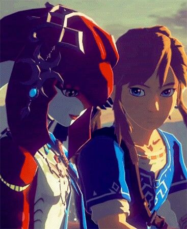 Link and mipha Mipha Link, Link And Mipha Fanart, Link Mipha, Mipha Botw Pfp, Zelda Mipha Art, Mipha Botw, Legend Of Zelda Mipha, Link And Mipha Botw, Legend Of Zelda Mipha And Link