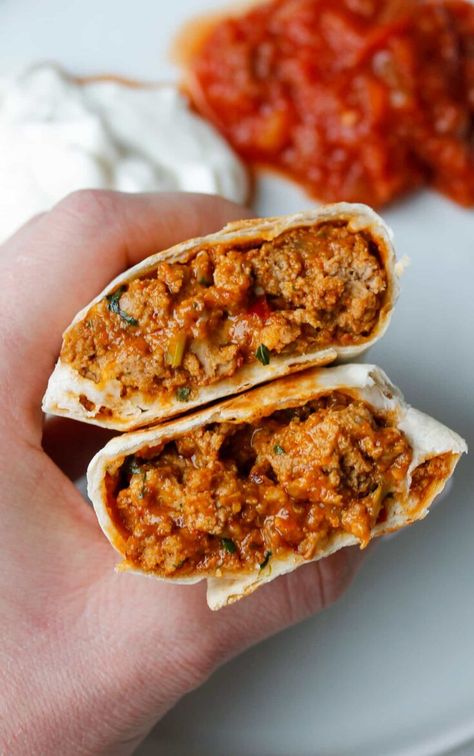 Burritos Beef, Freezer Lunches, Freezer Burritos, Frozen Burritos, Family Meal Prep, Beef Enchilada Recipe, Freezer Friendly Meals, Healthy Freezer Meals, Thing To Make