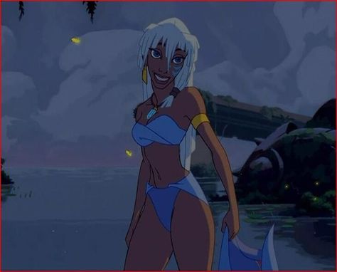 Princess Kida Atlantis, Disney Princess Kida, Milo And Kida, Kida Disney, Kida Atlantis, Princess Kida, Lost City Of Atlantis, Atlantis The Lost Empire, Animation Disney