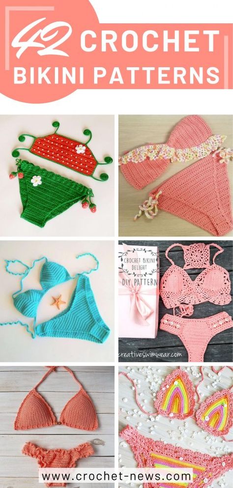 Free Crochet Patterns For Bikinis, Crochet Bathing Suit Pattern Free, Bathing Suit Crochet Patterns Free, Free Crochet Bathing Suit Pattern, Crochet Patterns For Flowers Free, Crochet Bikinis Boho Pattern, Crochet Bathing Suits Pattern Free, Crochet Swimwear Pattern Free, Crochet Bikinis Free Patterns