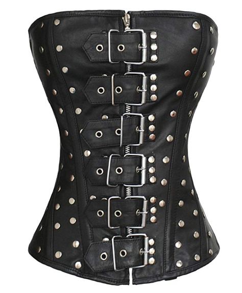 luvsecretlingerie Heavy Duty 24 Double Steel Boned Waist Training Genuine Leather Overbust Tight Shaper Corset #1216-LE Black Leather Corset, Polyvore Items, Gothic Pants, Corset Vest, Steel Boned Corsets, Boned Corsets, Lace Tights, Waist Training Corset, Overbust Corset