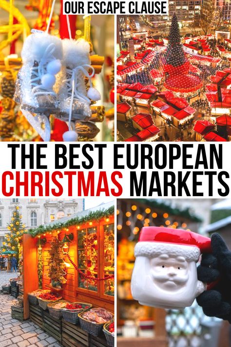 Hoping to plan a European Christmas market trip but not sure where to go? Start with these amazing cities Best European Christmas Markets, European Christmas Markets, Christmas Tips, European Christmas, Winter Travel Destinations, Christmas In Europe, Best Christmas Markets, Christmas Markets Europe, Traveling Tips