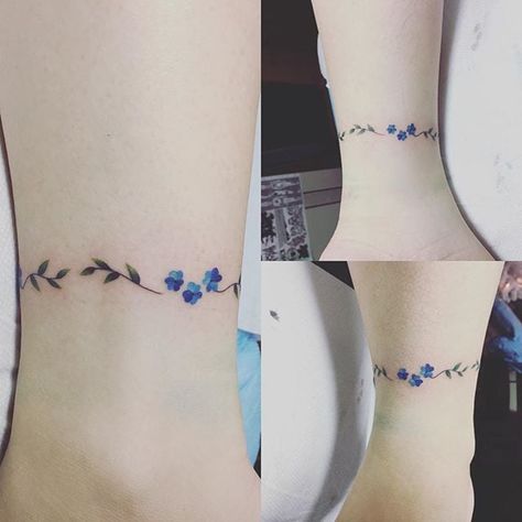 Ankle Tattoos For Women Anklet, Celtic Tattoo For Women, Tattoos Cute, Ankle Bracelet Tattoo, Ankle Tattoos For Women, Flower Wrist Tattoos, Anklet Tattoos, Foot Tattoos For Women, Tattoos For Women Flowers