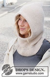 Frost Buster Balaclava / DROPS 225-7 - Kostenlose Strickanleitung Balaclava Knitting Pattern Free, Knit Balaclava Pattern, Knitting Patterns Free Dog, Crochet Knit Sweater, Sweater Ideas, Knitted Balaclava, Baby Frock Pattern, Frock Patterns, Cowl Knitting Pattern