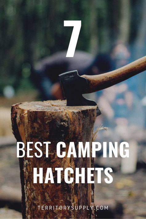 A good hatchet should rank as a must-have on your list of camping equipment. Hatchets, which perform the same function as an axe, but are smaller and more portable, are a versatile tool to have with you out in the woods. Here's our 7 favorite hatchets for camping and backpacking. Camping Hatchet, Camping Bathroom, Camping Gear Survival, Camping Coolers, Camping Shoes, Weekend Camping Trip, Camping Gadgets, Kayak Camping, In The Middle Of Nowhere