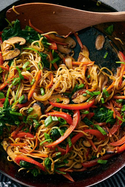 Vegetable Yakisoba, Yakisoba Recipe, Fresh Ramen Noodles, Yakisoba Noodles, Melissa Clark, Ramen Recipe, Weeknight Recipes, Instant Ramen, Nyt Cooking