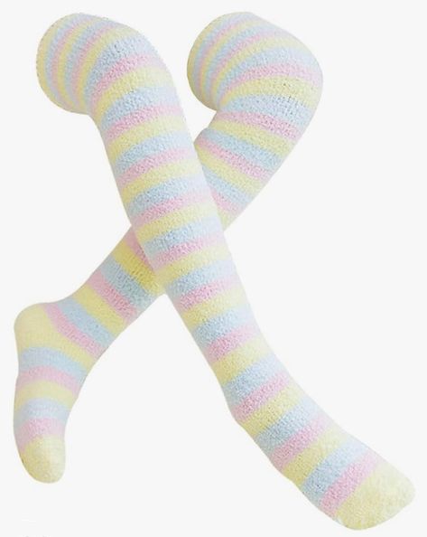 Outdoor Socks, Hat Aesthetic, Yume Kawaii, Knee High Stockings, Fuzzy Socks, Zooey Deschanel, Thigh High Stockings, Imagine Dragons, Slipper Socks