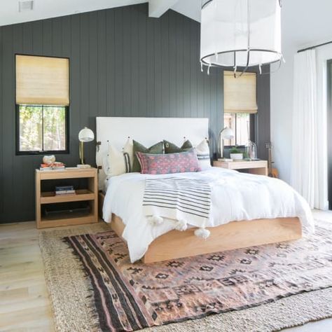 The 15 Best Bedroom Colors for an Instant Burst of Personality Modern Boho Bedroom, Cute Dorm Rooms, Trendy Bedroom, Gray Bedroom, Design Del Prodotto, Decoration Inspiration, Bedroom Boho, Bedroom Paint, Decor Minimalist