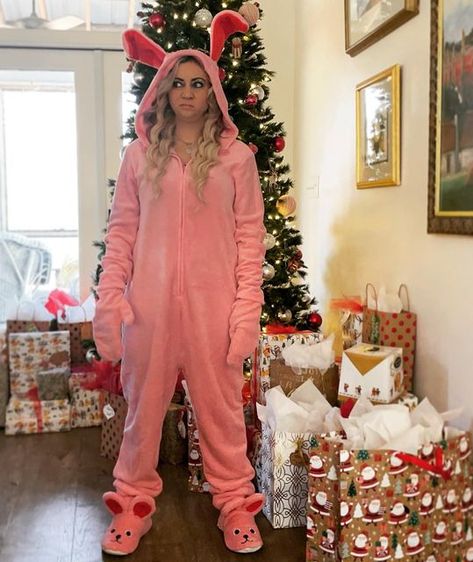 Christmas Onsies Adults, Adult Footie Pajamas, Christmas Onsies, Footie Pajamas, Bunny Suit, Ya Filthy Animal, Pink Pajamas, Footie Pajama, Pink Bunny