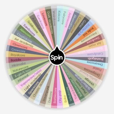 Simple Aesthetic Things To Draw, Oc Spin The Wheel, Spin The Wheel Design, Aesthetic Wheel, Lovecore Dark, Minimalist Baddie, Clowncore Art, Grunge Core Aesthetic, Aesthetic Generator