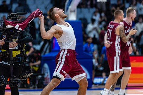 New Delhi, Aug 28 (IANS) Latvia are celebrating one of their best-ever results after eliminating France at the FIBA Basketball World Cup 2023. An epic [...] Olympic Runners, Fiba Basketball, World Cup 2023, Basketball History, New Delhi, Latvia, World Cup, Basketball, The Incredibles