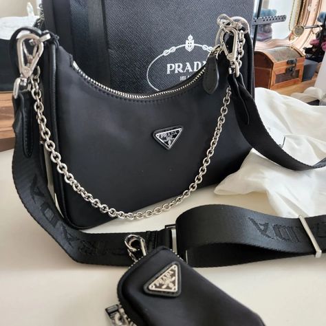 Prada bag, dhgate finds, designer inspired Prada Aesthetic, Crossbody Bag Outfit, Prada 2005, Bag Prada, Bag Outfit, Designer Purses, Prada Crossbody, Prada Crossbody Bag, Chanel Deauville Tote Bag