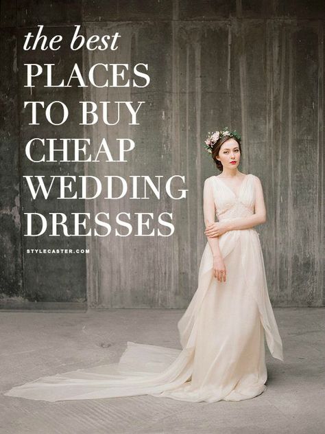 15 Places to Shop if You Want to Snag a Stunning Wedding Dress for Cheap Long Beach Wedding Dresses, Camouflage Wedding, Chiffon Wedding Gowns, Buy Wedding Dress, Places To Shop, Cheap Wedding Dresses, Summer Dresses For Wedding Guest, Tea Length Wedding Dress, A Wedding Dress